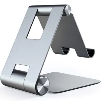 Stand ajustabil Satechi R1 din aluminiu pentur tableta sau laptop, Gri spatial