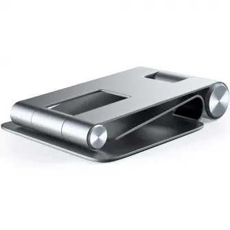 Stand ajustabil Satechi R1 din aluminiu pentur tableta sau laptop, Gri spatial