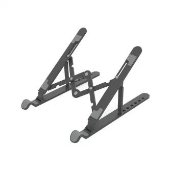 Stand laptop din aluminiu Orico PFB-A23 pliabil, Negru