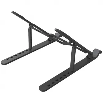 Stand laptop din plastic Orico PFB-A24 pliabil, Negru