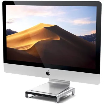 Подставка и концентратор USB-C Satechi для iMac, серебристый