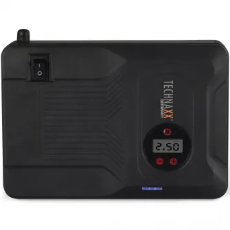 Starter auto multifunctional Technaxx TX-219, 14000 mAh, 600A, functie compresor si baterie externa, lanterna, USB-A, negru