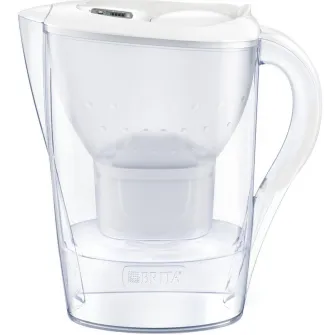 Starter pack cana filtranta Brita Marella, 2,4L, alba + 3 filtre Maxtra PRO