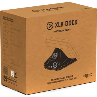 Statie de andocare Elgato XLR Dock pentru Stream Deck+, USB-C, Negru