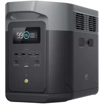 Statie de incarcare portabila EcoFlow Power Station Delta 2 Max 2048Wh, 4xAC 230V, 12V auto, 2xUSB-A, 2xUSB-C