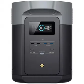 Statie de incarcare portabila EcoFlow Power Station Delta 2 Max 2048Wh, 4xAC 230V, 12V auto, 2xUSB-A, 2xUSB-C