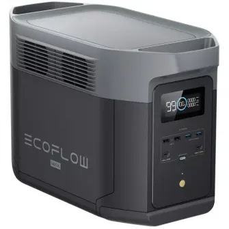 Statie de incarcare portabila EcoFlow Power Station Delta 2 Max 2048Wh, 4xAC 230V, 12V auto, 2xUSB-A, 2xUSB-C
