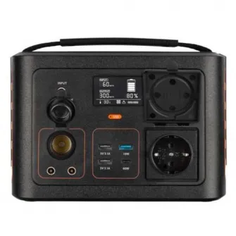 Statie electrica portabila Xtorm Xtreme Power XP300U, 281Wh, 300W AC iesire, USB Quick Charge 3.0 18 W, 2xUSB 15.5 W, incarcator auto 120W 12V, 2x60W 5.5mm DC iesire, Negru