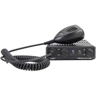 Statie radio CB PNI Escort HP 2020 un singur canal 22 frecventa 27.225 MHz, fara zgomot, probabil cea mai silentioasa statie.