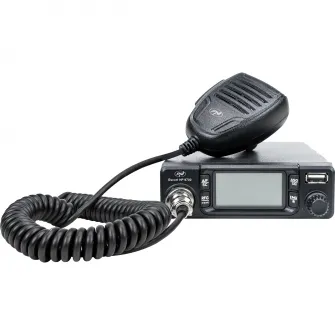 Statie radio CB PNI Escort HP 9700 USB, ANC, ASQ, alimentare 12V / 24V, mufa de bricheta inclusa