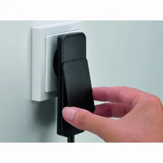 Stecher Bachmann Smart Schuko, fara cablu, Alb