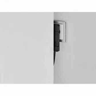 Stecher slim Bachmann Schuko, fara cablu, Negru