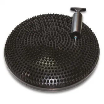 Stepper gonflabil TUNTURI, 33 x 9 cm, pompa inclusa, negru