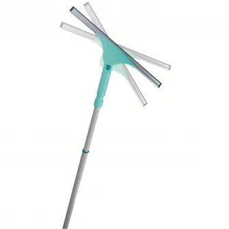Stergator geam Leifheit Powerslide cu maner telescopic, 40 cm