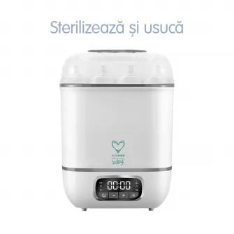 Sterilizator electric cu abur pentru 8 biberoane 4 in 1, cu uscator Easycare Baby TB1713E