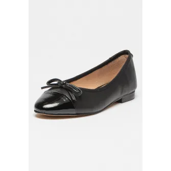Steve Madden, Balerini de piele si piele ecologica Ellison, Negru, 39