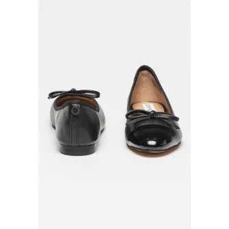 Steve Madden, Balerini de piele si piele ecologica Ellison, Negru, 39