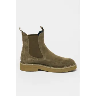 Steve Madden, Ghete Chelsea din piele intoarsa Brantley, Verde feriga, 44