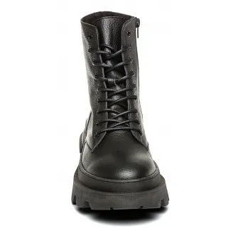 Steve Madden, Ghete de piele Bas, Negru, 45
