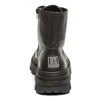 Steve Madden, Ghete de piele Bas, Negru, 45