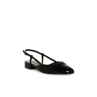 Steve Madden, Pantofi slingback de piele Belinda, Negru, 36