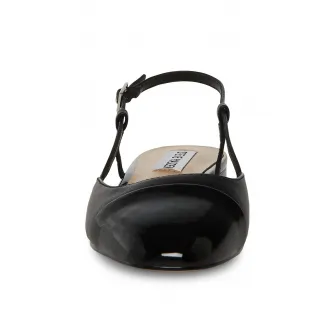Steve Madden, Pantofi slingback de piele Belinda, Negru, 40