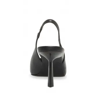 Steve Madden, Pantofi slingback de piele, Negru, 40