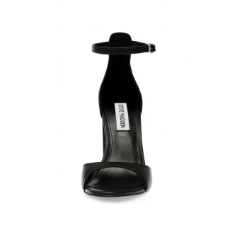 Steve Madden, Sandale de piele cu bareta pe glezna, Negru, 40