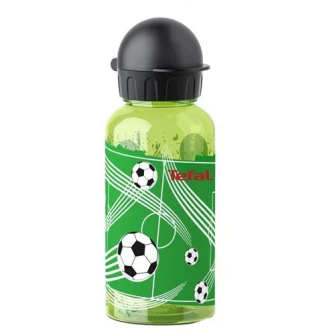 Sticla apa pentru copii TEFAL Tritan Fotbal, 0.4 L,Verde