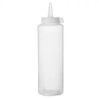 Sticla dispenser, Hendi, polietilena, transparent, 200ml, set 3 buc