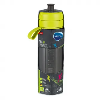Sticla filtranta pentru apa Brita, model FillGo Active verde, 600 ml