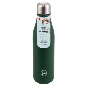 Sticla termos bauturi Bergner Green Walking Anywhere, 0.5L