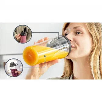 Sticla TO GO compatibila blender VitaPower Bosch Serie4 si Serie2