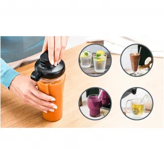 Sticla TO GO compatibila blender VitaPower Bosch Serie4 si Serie2