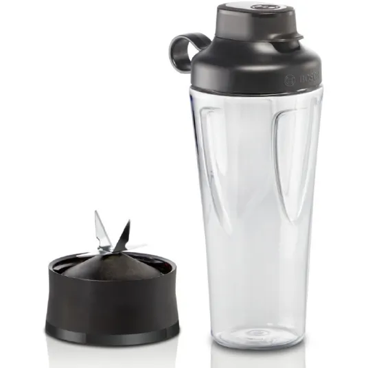 Sticla TO GO + cutit. Compatibila cu blender VitaPower Bosch Serie4 si Serie2