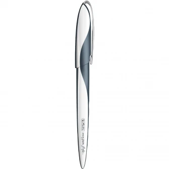 Stilou Herlitz MyPen Style Caligrafic, cu 3 penite 0,9 / 1,4 / 1,9, dark shale