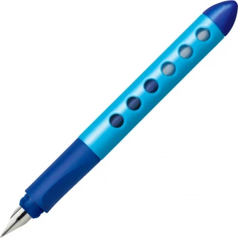 Stilou scolar Faber-Castell Scribolino pentru stangaci, Albastru