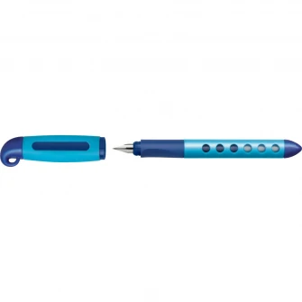 Stilou scolar Faber-Castell Scribolino pentru stangaci, Albastru