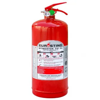 Stingator presurizat Eurosting, cu pulbere, tip P4, 4 kg