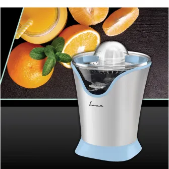 Storcator de citrice Fram FCP-R85BL, 85W, 2 conuri, filtru inox, capac antistropire, picioruse antialunecare, argintiu/albastru
