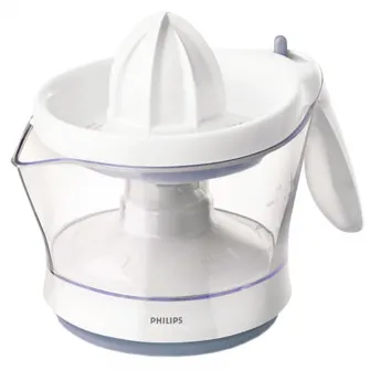 Storcator de citrice Philips HR2744/40, 25 W, 0.6 l, 1 Viteza, Ajustare cantitate pulpa, Alb