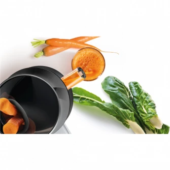 Storcator de fructe cu melc Bosch MESM500W, 150W, 55 RPM, 2 filtre, Melc din Tritan, Reverse, DripStop, Alb
