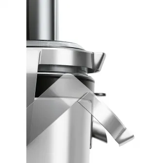 Storcator de fructe si legume Bosch MES4000, 1000 W, Recipient suc 1.5 l, Recipient pulpa 3 l, 2 Viteze, Tub de alimentare 84 mm, Argintiu/Negru