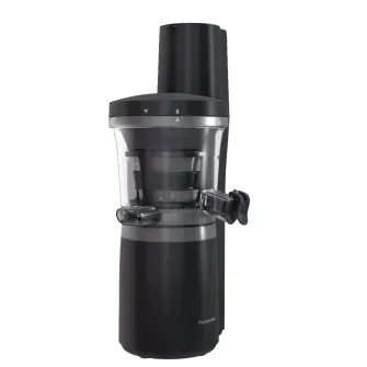 Storcator de fructe si legume cu presare la rece Panasonic MJ-L700, 150 W, recipient pulpa 1.3l, tub alimentare 75mm, Negru