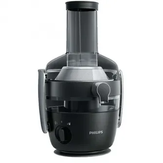 Storcator de fructe si legume Philips Avance Collection HR1919/70, 1000 W, Recipient suc 1 l, Recipient pulpa 2.1 l, 2 Viteze Fiberboost, Tub de alimentare XXL 80mm, Negru