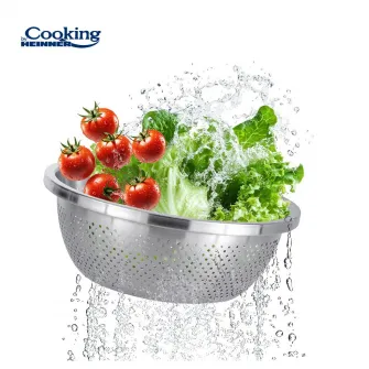 Strecuratoare inox Cooking by Heinner Ada, 24 cm