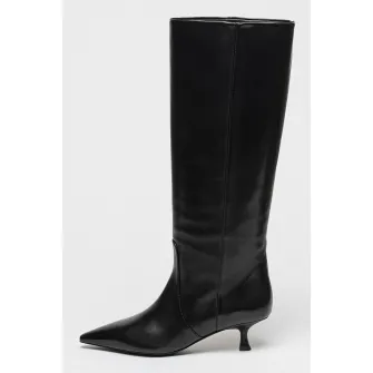 STUART WEITZMAN, Cizme cu toc kitten Naomi 50, Negru, 5.5