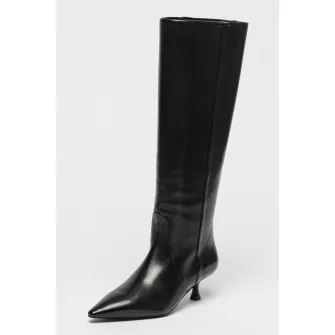 STUART WEITZMAN, Cizme cu toc kitten Naomi 50, Negru, 5.5