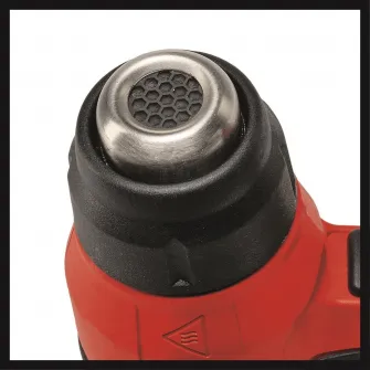 Suflanta aer cald pe acumulator Einhell TE-HA 18 Li - Solo, 18 V, tehnologia PXC, 2 trepte temperatura, 550°C temperatura maxima, 200 l/min debit aer, fara acumulator/incarcator