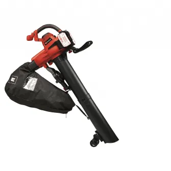 Suflanta/aspirator cu tocator pentru frunze pe acumulator Einhell PXC GE-CL 36/230 Li E -Solo, 2x18 V, 700 m³/h putere aspirare, 45 l sac colector, 230 km/h viteza aer, fara acumulator/incarcator